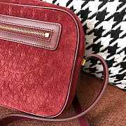 YSL Saint Laurent 19 Shoulder Bag Red Size 26 - 4