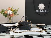 Chanel Mini Bag Calfskin Black  - 6