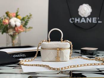 Chanel Mini Bag Calfskin White