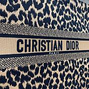 Dior Book Tote Shopping Bag Leopard Print Large 1286 Size 41 x 32 cm - 4