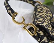 Dior Saddle Embroidery Leopard Print M9001 Size 25.5 x 20 x 6.5 cm - 6