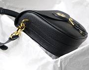 Dior Bobby Lychee Pattern Series Medium Black M8010 Size 22 x 17 x 6 cm - 6