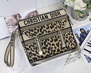 Dior Messenger Bag Leopard Print M9020 Size 27 x 28 x 11 cm - 3