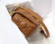 Dior Caro Small Caramel M8016 Size 20 x 12 x 7 cm - 6