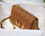 Dior Caro Small Caramel M8016 Size 20 x 12 x 7 cm - 5