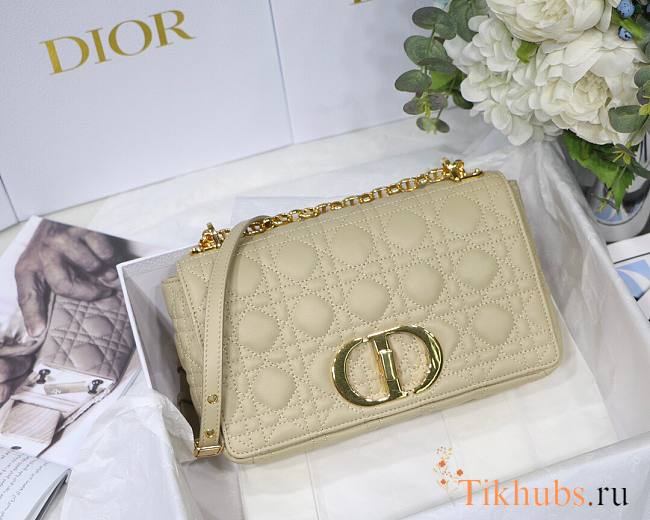 Dior Caro Medium Apricot M8017 Size 25.5 x 15.5 x 8 cm - 1
