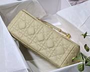Dior Caro Medium Apricot M8017 Size 25.5 x 15.5 x 8 cm - 4