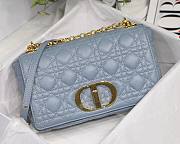 Dior Caro Medium Light Blue M8017 Size 25.5 x 15.5 x 8 cm - 3