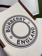 BURBERRY Canvas Bucket Bag Size 21 x 16.5 x 25 cm - 2