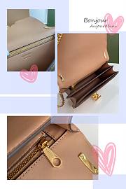 BURBERRY Logo Lock Bag Brown Size 25.5 x 6.5 x 18.5 cm - 6