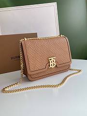 BURBERRY Logo Lock Bag Brown Size 25.5 x 6.5 x 18.5 cm - 5