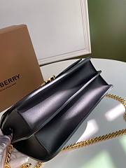 BURBERRY Logo Lock Bag Black Size 25.5 x 6.5 x 18.5 cm - 5