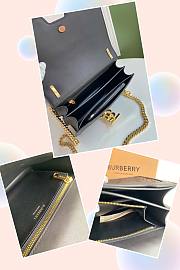 BURBERRY Logo Lock Bag Black Size 21 x 6 x 16 cm - 5