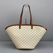 Celine Shopping Bag Old Flower White 60189 Size 67 x 30 x 19 cm - 2