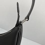 Celine Underarm Bag Full Leather Black 60054 Size 25 x 14 x 7 cm - 5