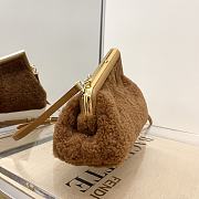 Fendi First Lamb Hair Caramel 2217 Size 26 x 9.5 x 18 cm - 4