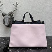 FENDI Medium Peekaboo X-Tote Handbag Pink 883 Size 41 x 16 x 29.5 cm - 4