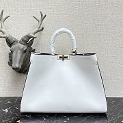 Fendi Peekaboo X-Tote Small Tote Bag White 2265 Size 41 x 11 x 29 cm - 1