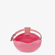 Fendi Small Croissant Cotton Handbag Pink Size 29 x 22 x 3 cm - 5