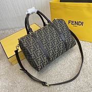 Fendi Old Flower Fabric Pillow Bag Size 31 × 20 cm - 4