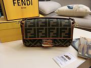 Fendi Green Canvas Material Size 26 cm - 1