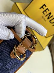 Fendi Blue Canvas Material Size 26 cm - 4