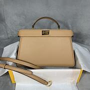 Fendi Peekaboo Iseeu Grow Grass Beige 88N323 Size 29 x 19 x 11.5 cm - 1