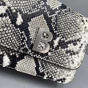 Balenciag B Bag Small Snake Pattern 92951 Size 18 x 14 x 10 cm - 6