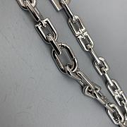 Balenciaga Silver Necklace 92992 Size 44 cm - 2