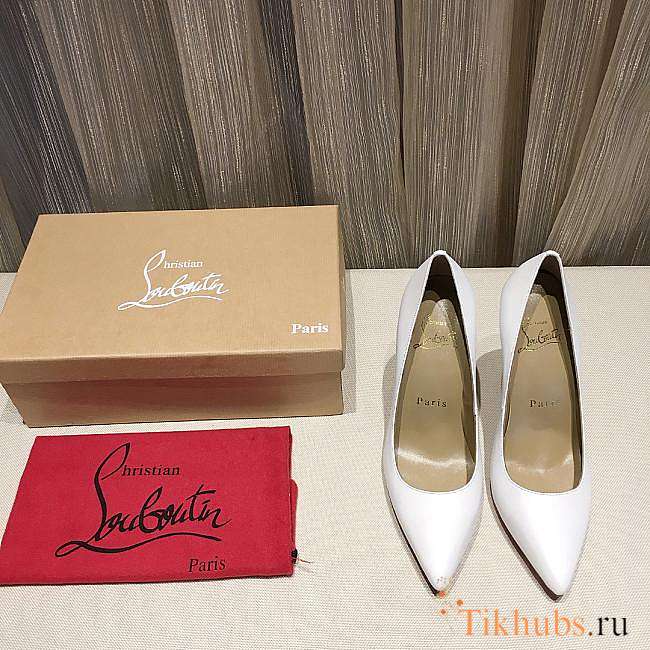 Christina Louboutin Heels in White - 1