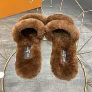 LV slippers with Fur - 5