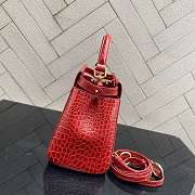 Fendi Peekaboo Mini Red Size 23 cm - 3