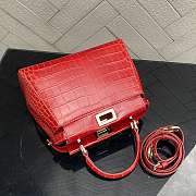 Fendi Peekaboo Mini Red Size 23 cm - 4