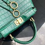 Fendi Peekaboo Mini Green Size 23 cm - 3