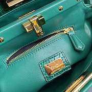 Fendi Peekaboo Mini Green Size 23 cm - 5