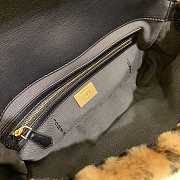 Fendi Baguette Brown Sheepskin Bag Size 26 x 14 x 4 cm - 2