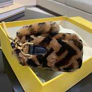 Fendi Baguette Mini Brown Sheepskin Bag Size 18.5 x 4.5 x 12 cm - 5