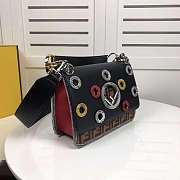 Fendi Kan Handbag Red 0592 Size 25 x 18 x 10 cm - 6