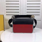 Fendi Kan Handbag Red 0592 Size 25 x 18 x 10 cm - 5