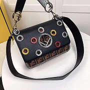 Fendi Kan Handbag Red 0592 Size 25 x 18 x 10 cm - 4