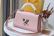 LV Twist One Handle Small Handbag Pink M57093 Size 17 x 25 x 11 cm - 1