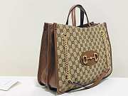 Gucci GG Supreme Tote Bag Brown Size 35 x 27 x 12 cm - 3