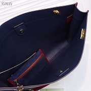 Gucci Rajah Large Suede Navy Tote Size 45.5 x 34 x 4 cm - 6