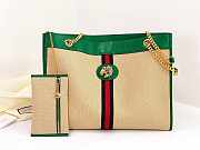 Gucci Rajah Large Tote Green Size 45.5 x 34 x 4 cm - 1