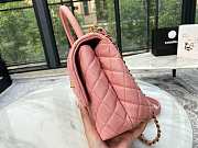 Chanel Coco Caviar Leather Handle Pink Size 29 x 20 x 13 cm - 6