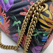 Gucci Shoulder GG Marmont Leather Print 443497 Size 26 x 15 x 7cm - 4