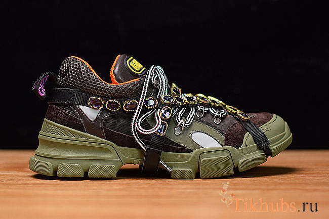 Gucci Flashtrek trainers Green - 1