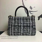 Designer Chanel Tweed Top Handle Bag A13042 Size 25 cm - 3