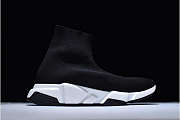 Balenciaga Speed Trainer Triple Black And White shoes - 3