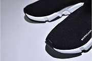 Balenciaga Speed Trainer Triple Black And White shoes - 5